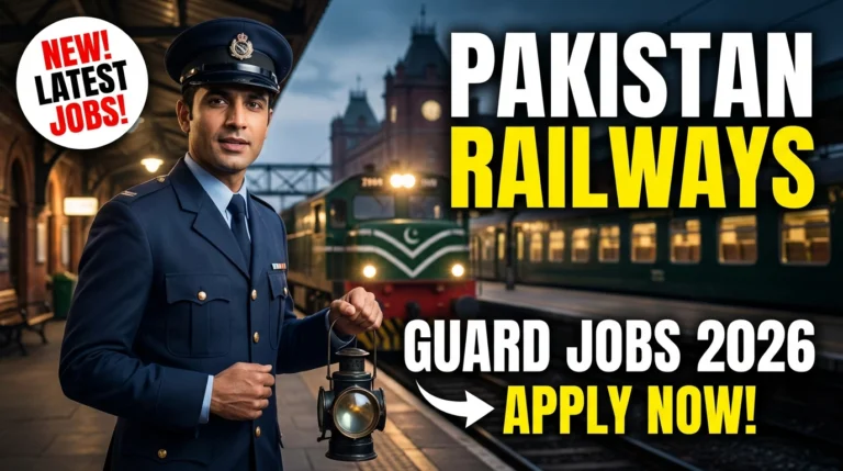 Letest Pakistan Railways Guard Gr-I Jobs 2026 -Apply Now