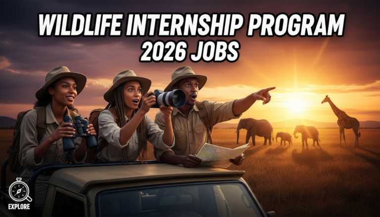 Wildlife Internship Program 2026 1 pakrailjobs